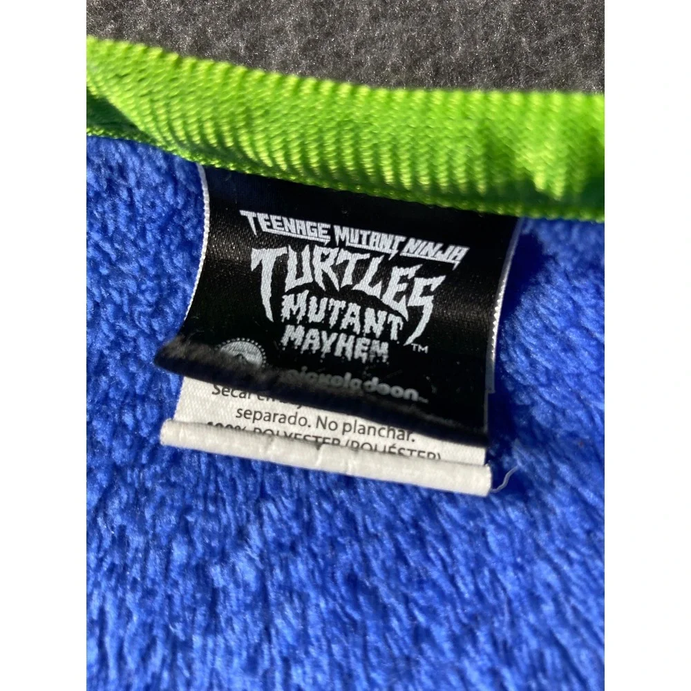 Teenage‎ Mutant Ninja Turtles Mutant Mayhem Blue Plush Throw Blanket 46x60 Kids
